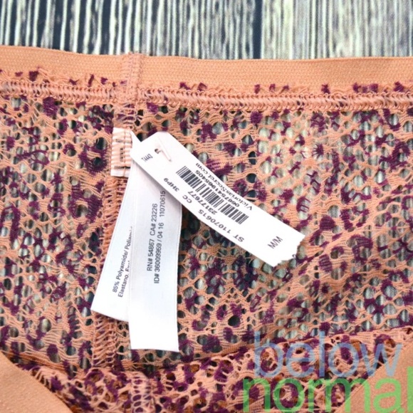 Victoria's Secret Sexy Shortie Panties Sheer Cheetah Print Boyshort NWT - Picture 5 of 5